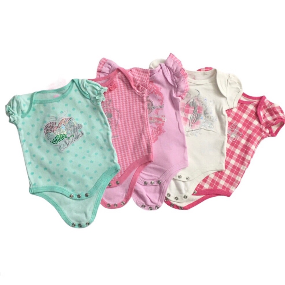 Apple Bottoms Baby Phat Girls Onsies 0-3 months